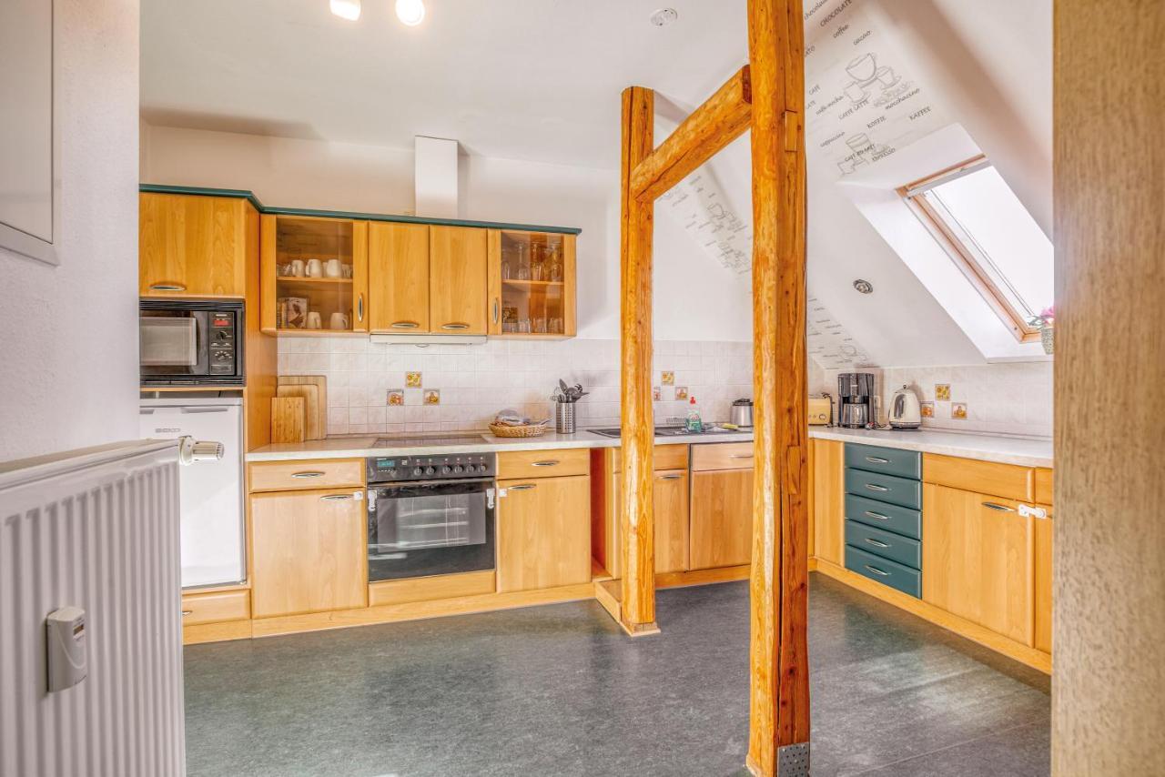 Ferienwohnung Ziesing Friedrichsbrunn Thale Bagian luar foto